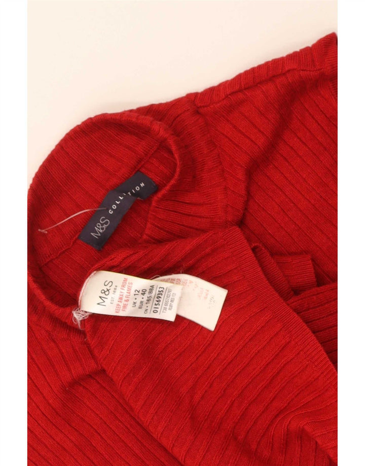 Marks & Spencer - Camiseta sin mangas para mujer, talla 40, viscosa roja mediana