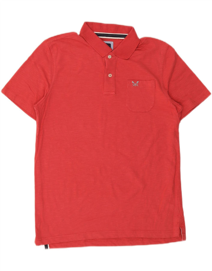 Crew Clothing Polo para hombre Algodón rojo medio