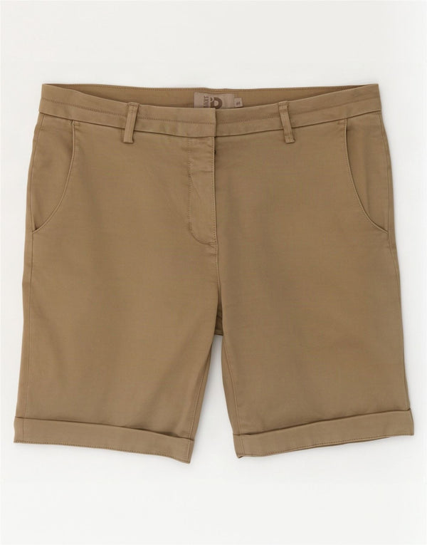 Dack's Pantalones cortos chinos para mujer IT 44 Medium W32 Algodón beige