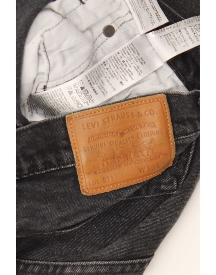 Levi's Vaqueros ajustados para hombre W30 L30 Algodón negro