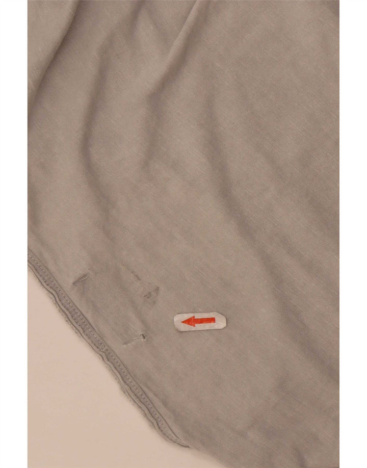 Gaudí Camiseta gráfica para hombre Top Algodón gris medio