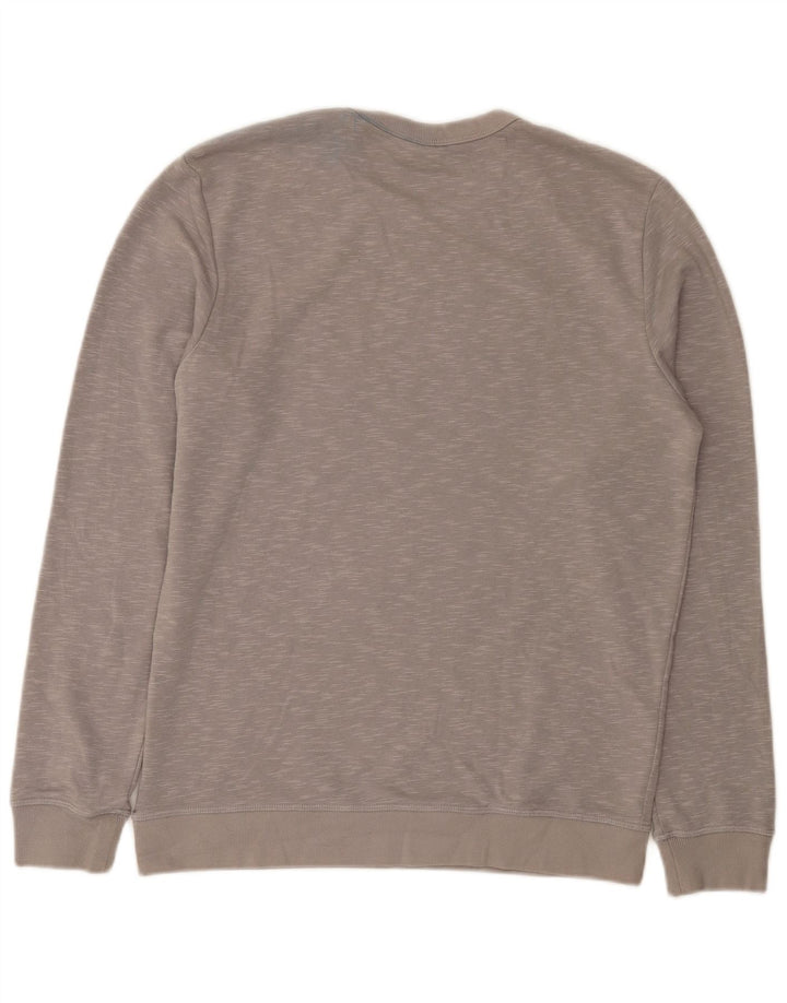 Jack & Jones Hombre Sudadera Gráfica Jumper Gris Medio Moteado