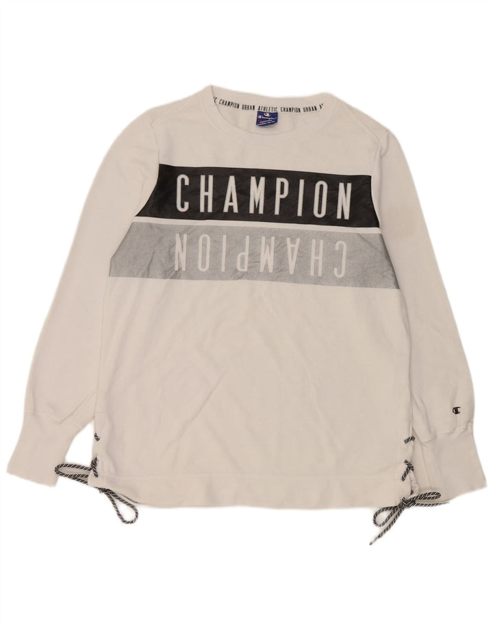 Champion Sudadera Gráfica para Hombre Jumper XL Algodón Blanco
