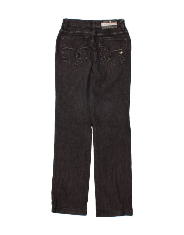 TRUSSARDI Womens Straight Jeans W27 L28 Black Cotton Vintage Trussardi and Second-Hand Trussardi from Messina Hembry 