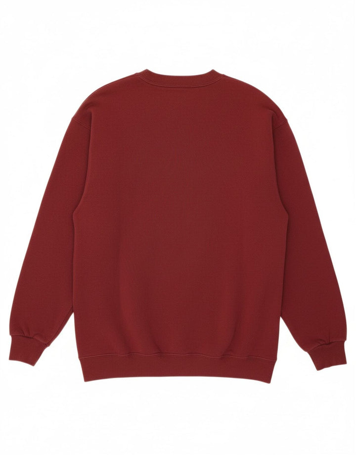 LEE Mens Sweatshirt Jumper Large Maroon Vintage Lee and Second-Hand Lee from Messina Hembry 