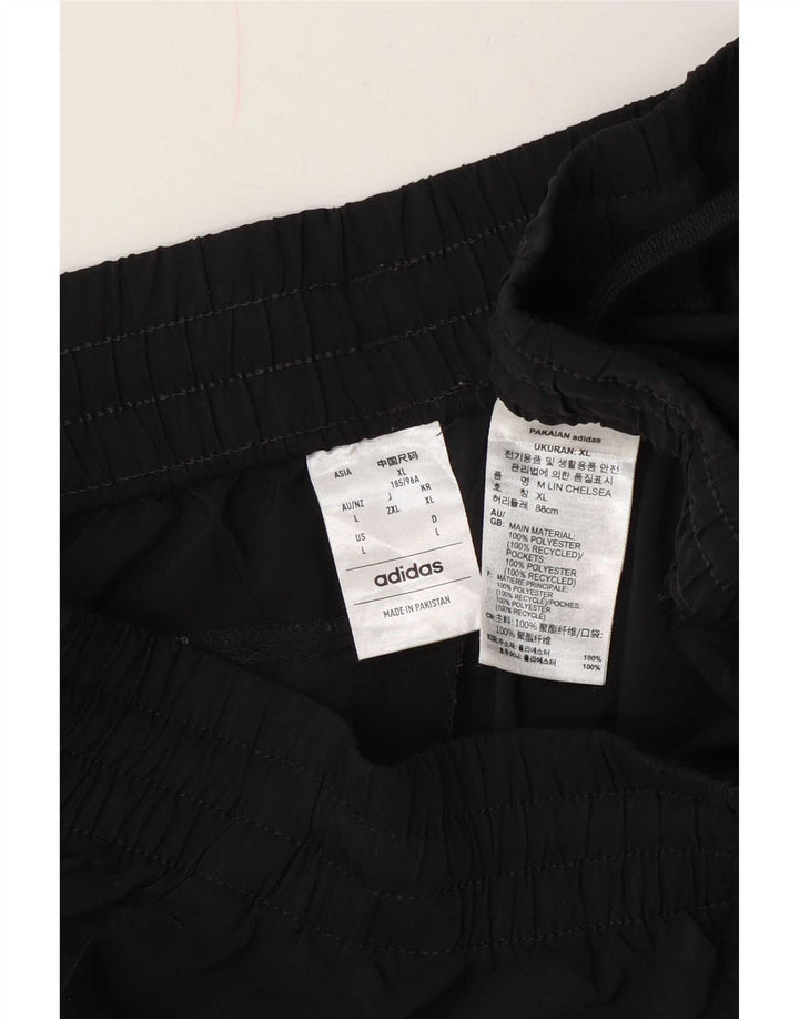Adidas Mens Graphic Sport Shorts Grande Poliéster Negro
