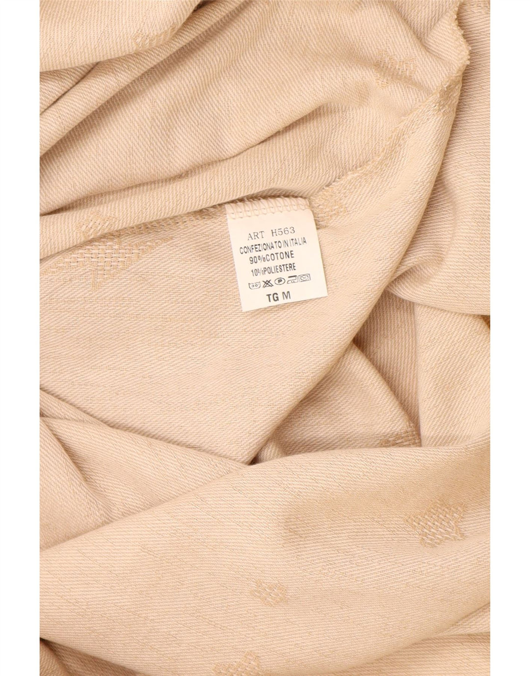 KIKISIX Vestido largo sin mangas con estampado abstracto para mujer, talla 44, color beige medio