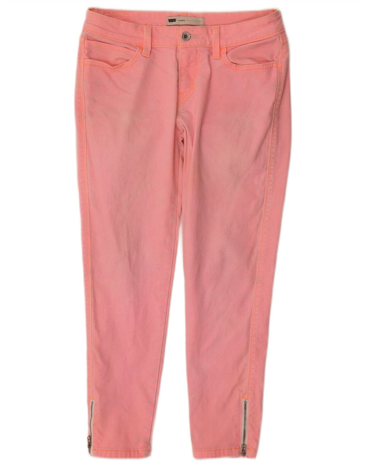 LEVI'S Jeans ajustados con legging corto para mujer W29 L25 Algodón rosa