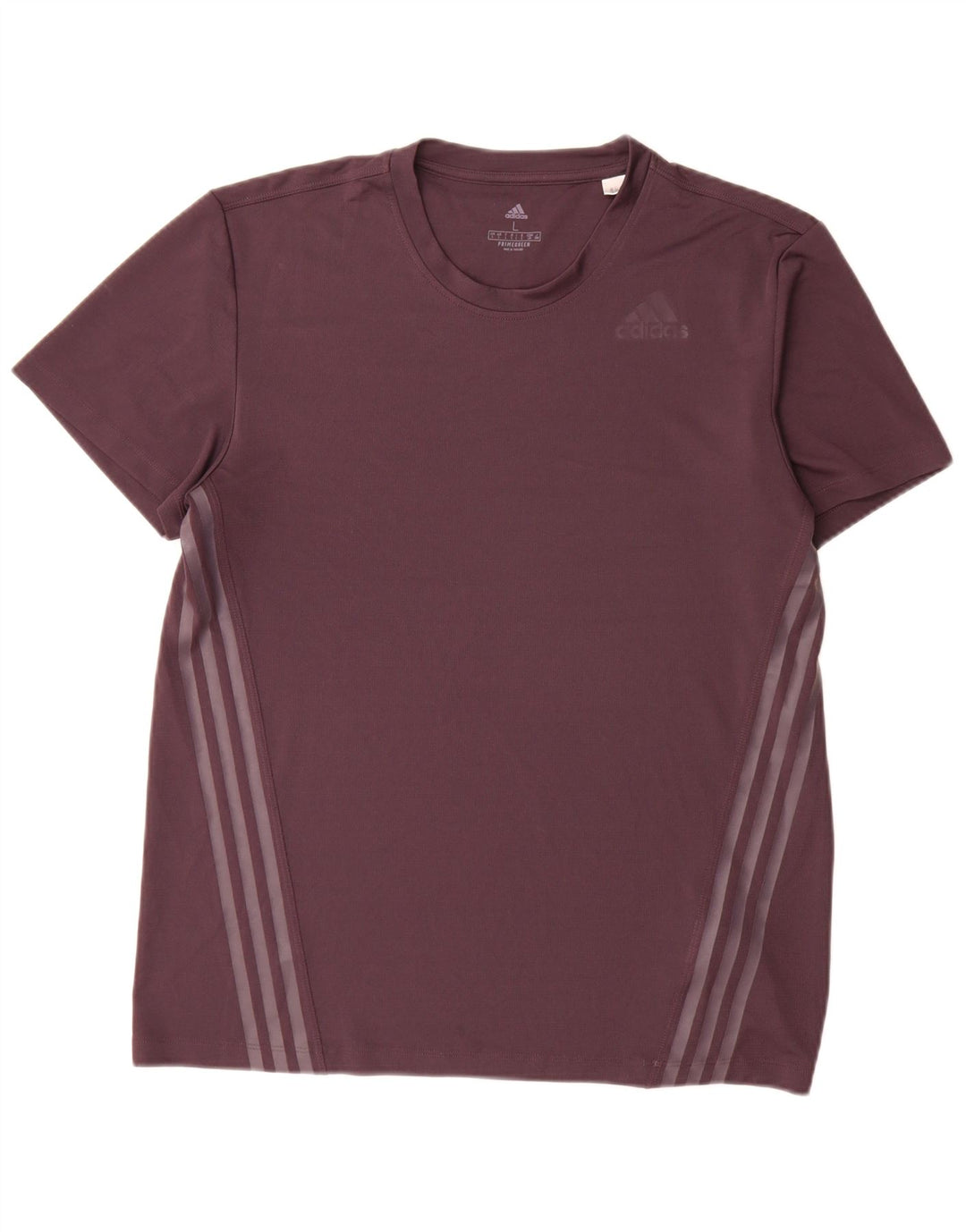 Adidas - Camiseta para hombre, talla grande, color morado, poliéster