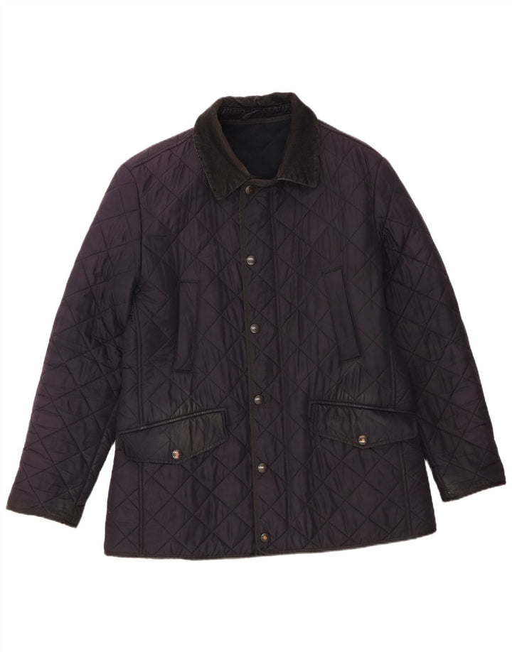 Barbour Chaqueta acolchada para hombre UK 38 Medium Azul marino
