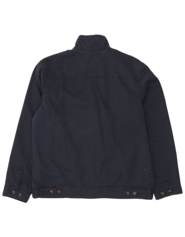 Tommy Hilfiger Chaqueta Bomber para Hombre UK 38 Mediana Azul Marino Algodón