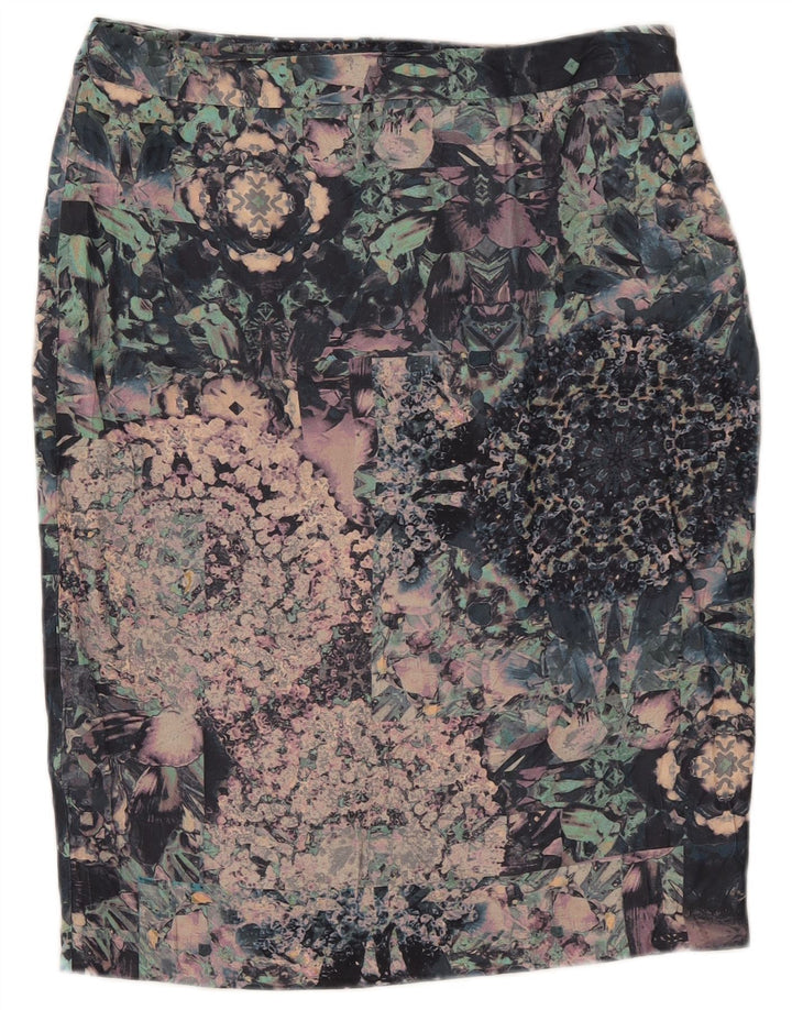 Marks & Spencer Falda lápiz para mujer UK 12 Medium W30 Multicolor