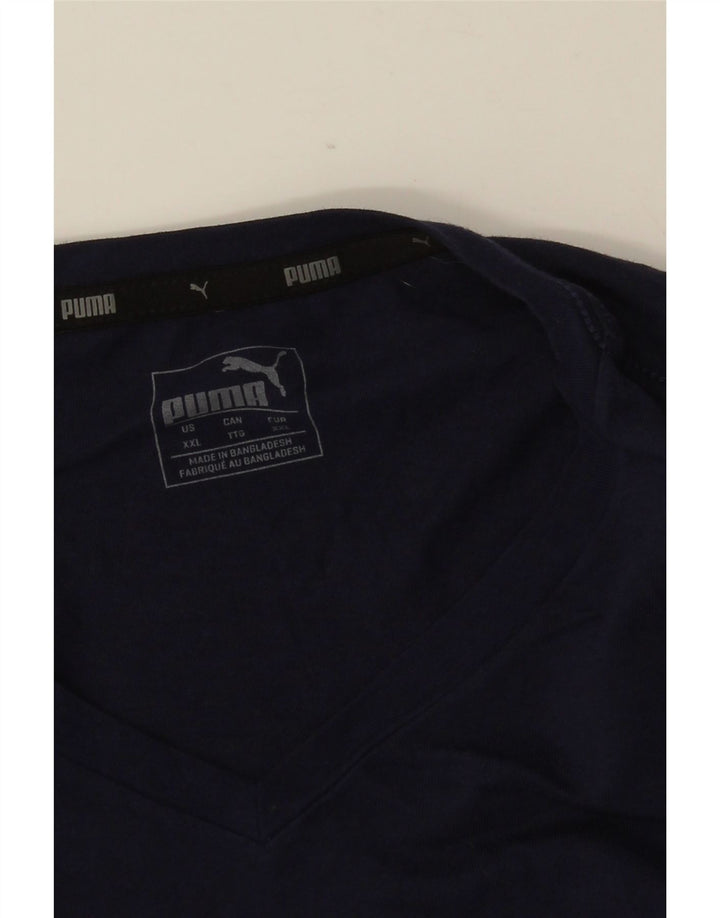 Camiseta PUMA para hombre Top 2XL Azul marino