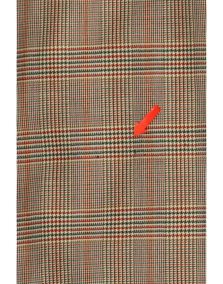Burberrys Chaqueta tipo blazer de 2 botones para mujer Reino Unido 44 Lana de pata de gallo verde grande