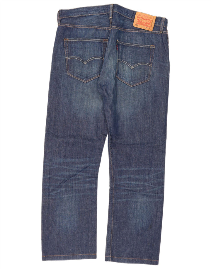 Levi's Hombre 501 Vaqueros Rectos W36 L30 Algodón Azul
