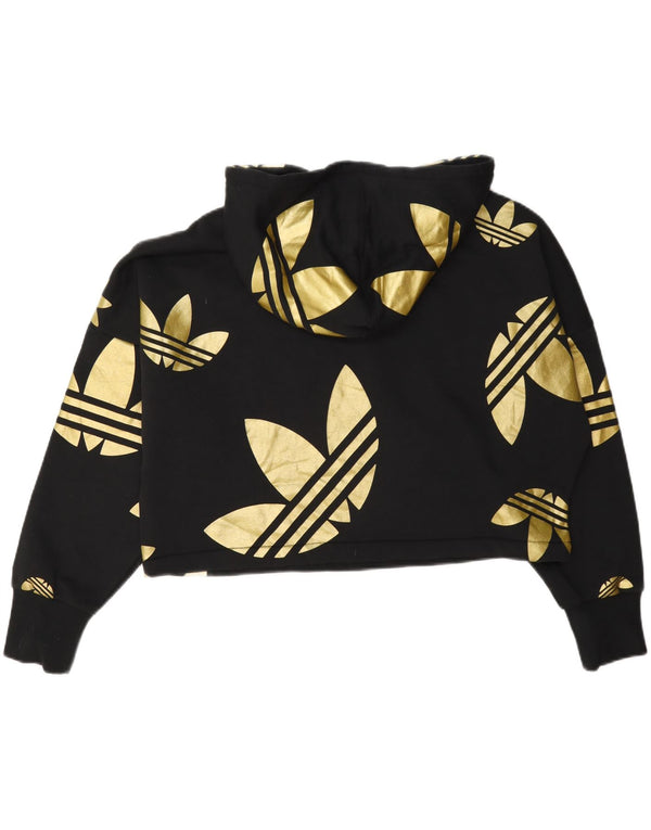 Adidas - Sudadera con capucha para mujer, talla grande, color negro