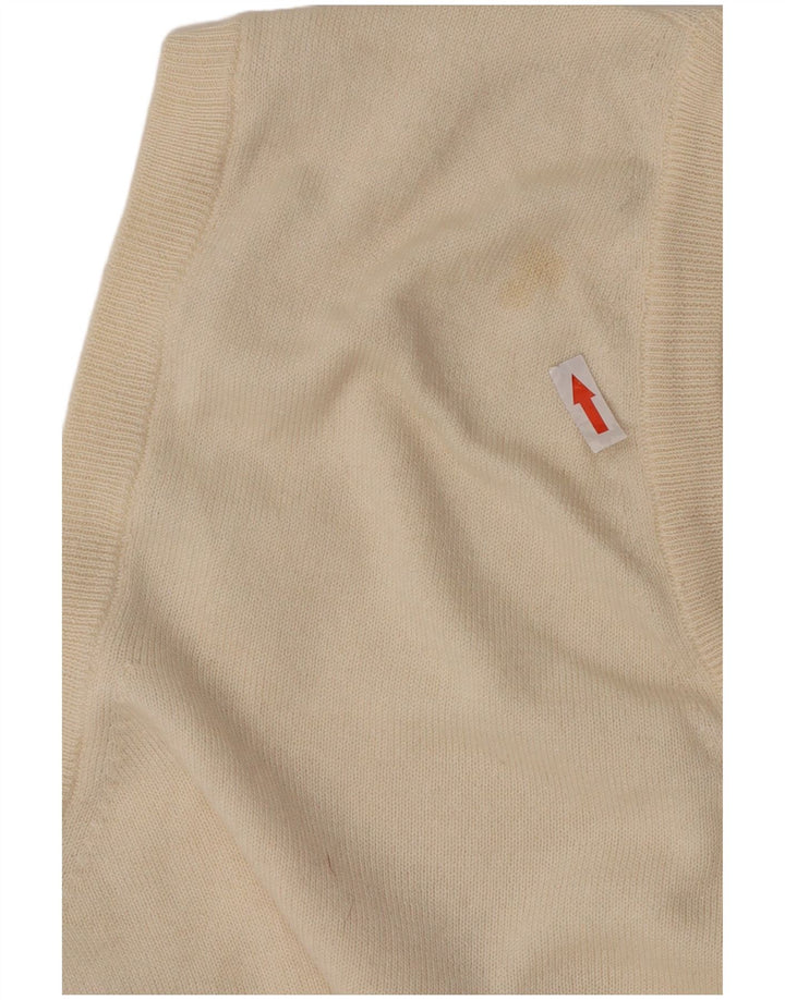 Paolo Ottaviani Camiseta Sin Mangas De Lana Merino Beige Medio