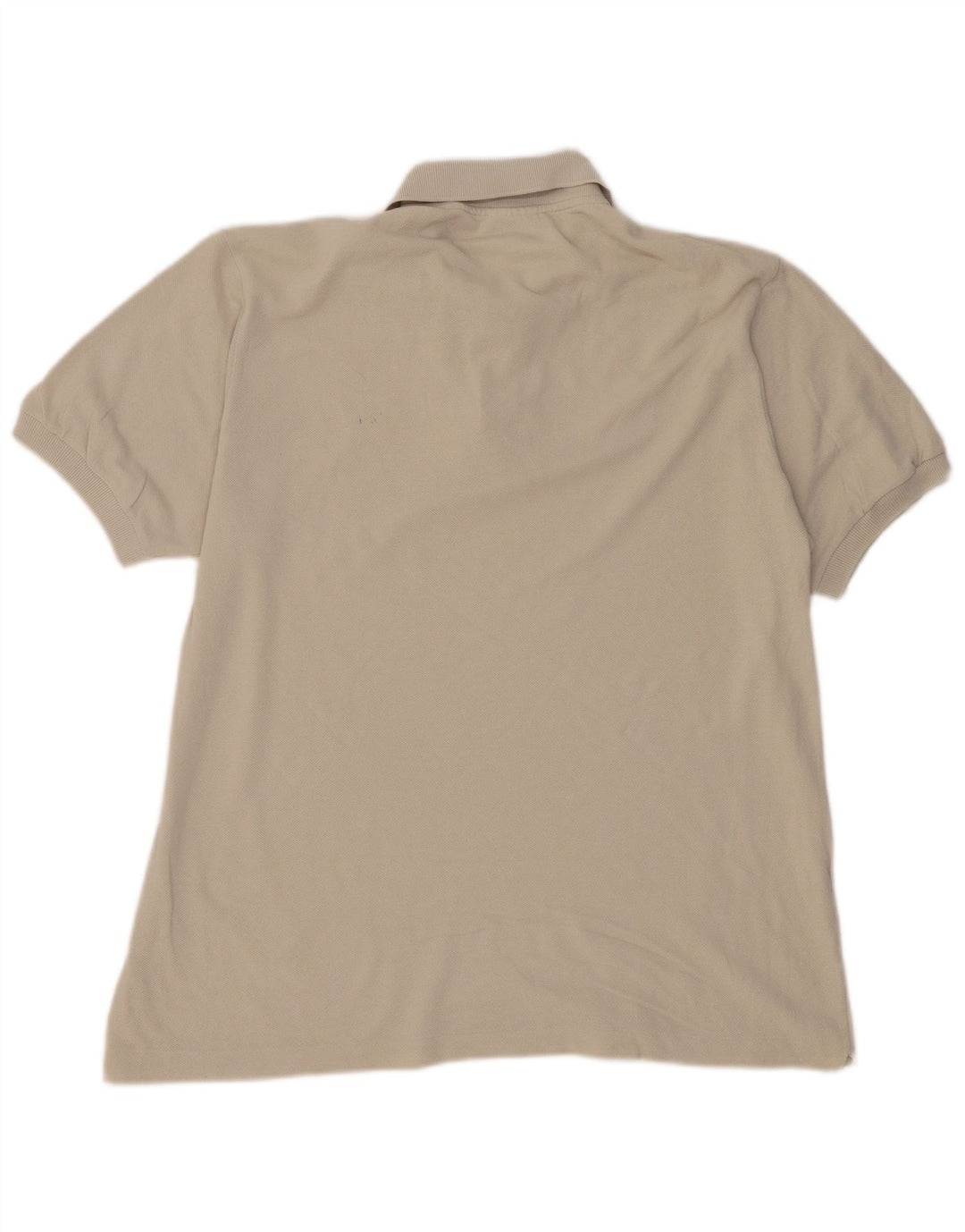 LACOSTE Mens Polo Shirt Size 5 Large Grey Cotton