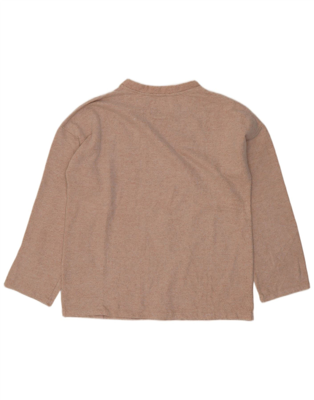 Zara Mujer Trafaluc Top Extragrande Manga Larga UK 10 Small Rosa