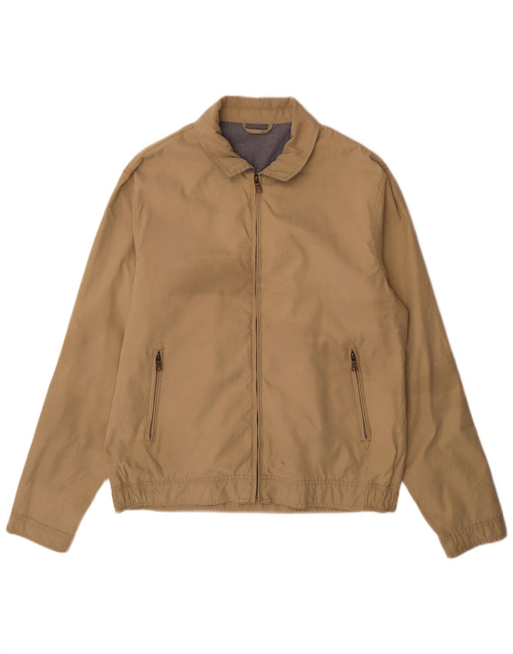 Marks & Spencer Chaqueta Bomber para Hombre UK 38 Medium Beige Poliamida