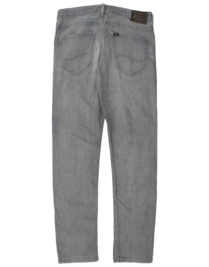 LEE Vaqueros Powell Slim para Hombre W33 L32 Algodón Gris