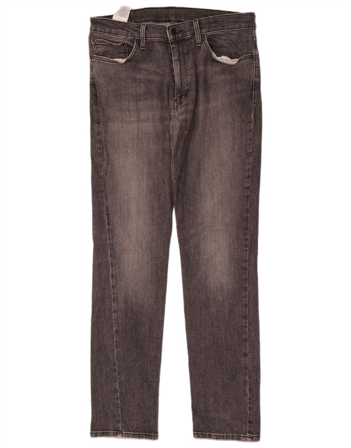 Levi's Hombre 511 Slim Jeans W36 L33 Algodón Gris