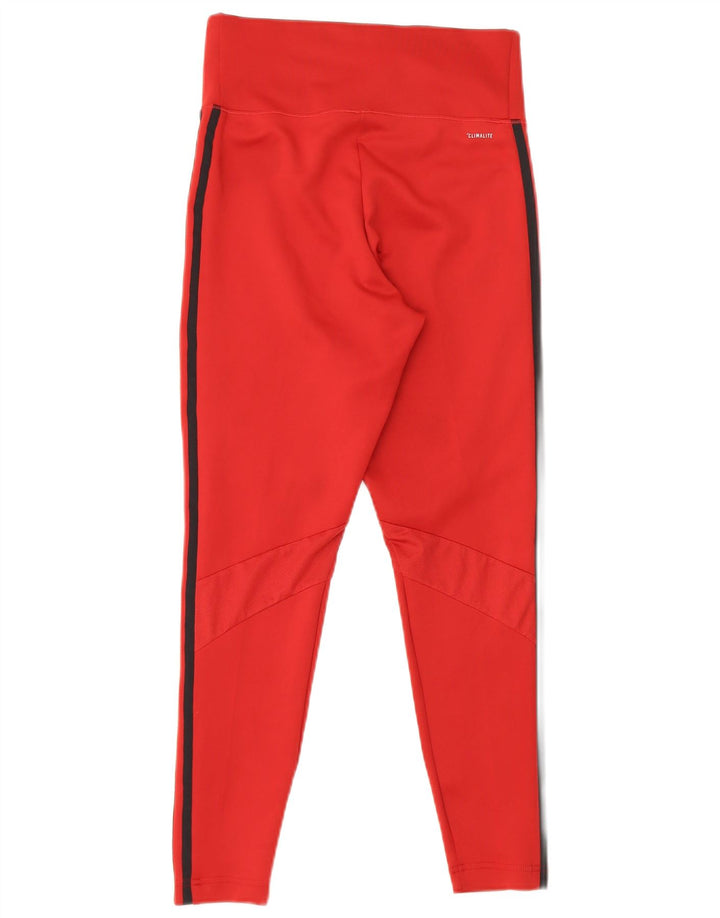 Adidas Leggings Climalite para mujer Reino Unido 12/14 Poliéster burdeos medio