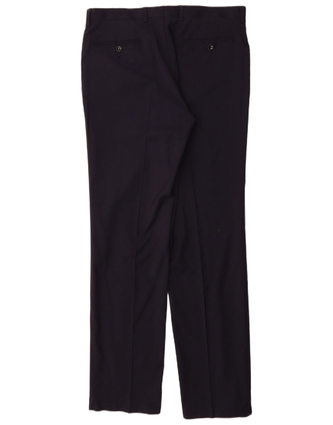 Marks & Spencer Pantalones de traje rectos Autograph para hombre W34 L33 Azul marino