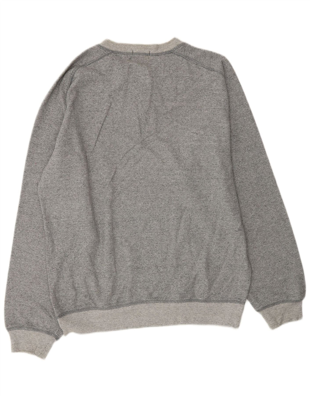 CARRERA Sudadera gráfica para hombre Jumper Large Gris Algodón