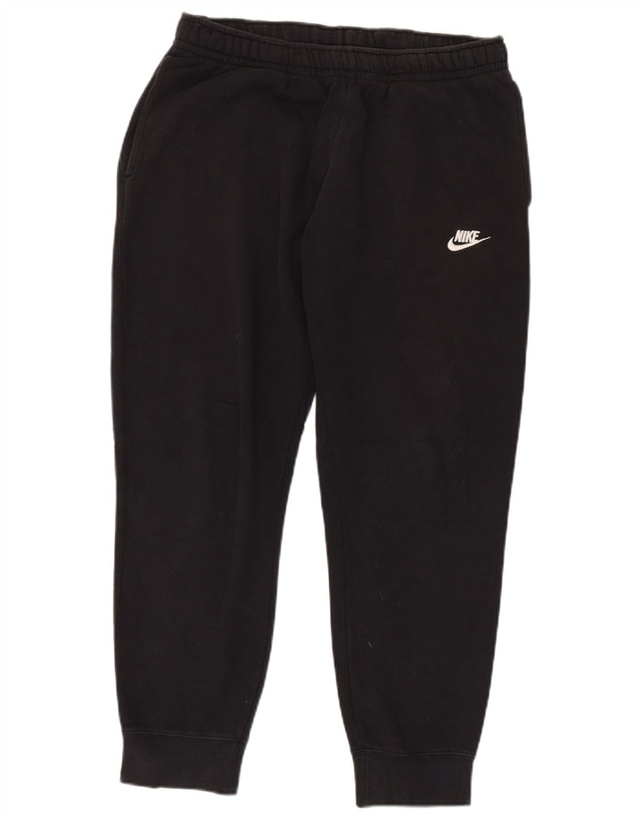 NIKE Hombre Pantalones de Chándal Joggers Large Negro Algodón