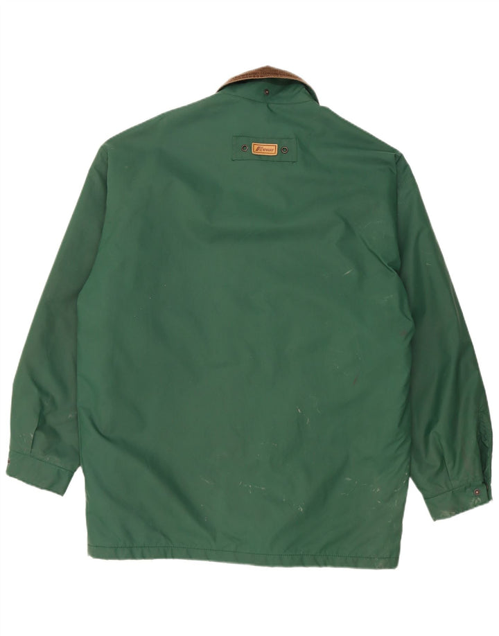 K-Way Chaqueta impermeable holgada para hombre UK 36 Small Verde Poliamida