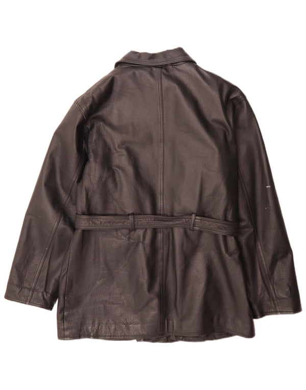 Canda - Chaqueta motera de piel para mujer de C&A, talla 40, talla M, color negro