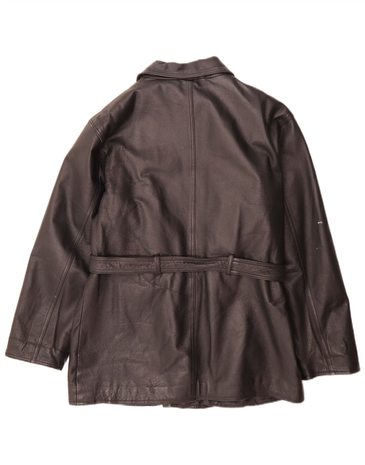 Canda - Chaqueta motera de piel para mujer de C&A, talla 40, talla M, color negro