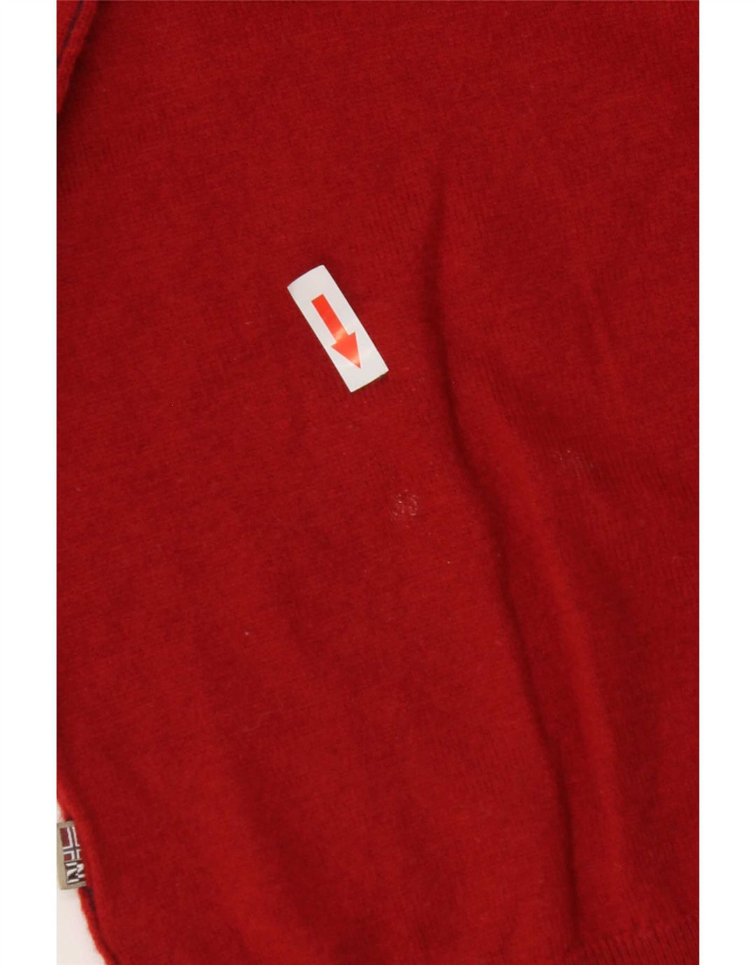 Napapijri Jersey De Cuello Redondo Para Hombre De Lana Merino Rojo Medio