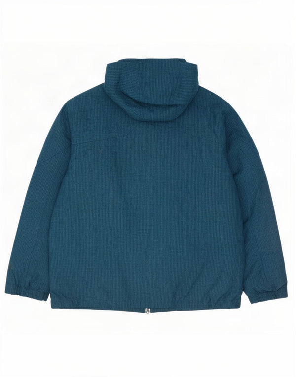 Columbia Chaqueta cortavientos con capucha para hombre UK 44 2XL Nylon azul