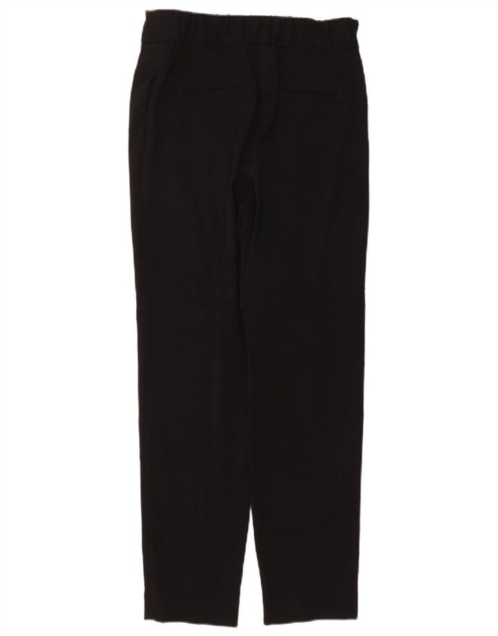 MASSIMO DUTTI Pantalones Casuales de Cintura Alta para Mujer EU 36 XS W26 L27 Negro