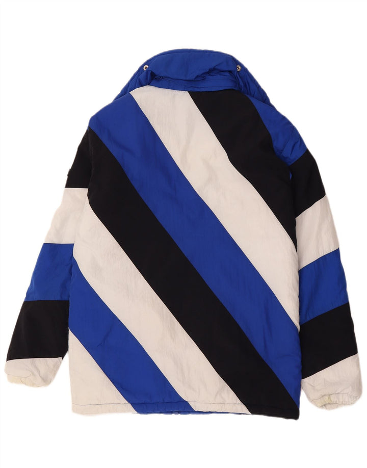 Ellesse Chaqueta cortavientos para hombre UK 36 Small Azul Colorblock Poliamida