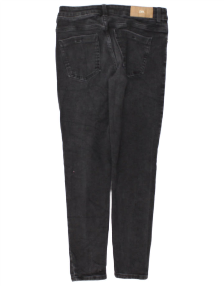 Zara Vaqueros Pitillo Mujer EU 40 Mediano W30 L27 Gris