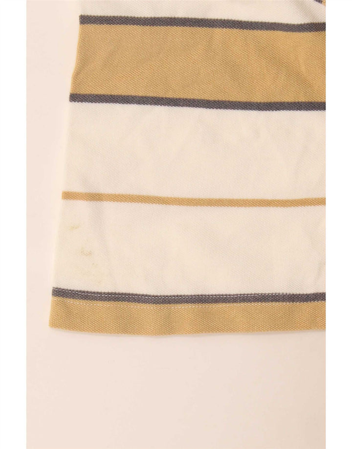 Lotto Polo para hombre de rayas blancas grandes