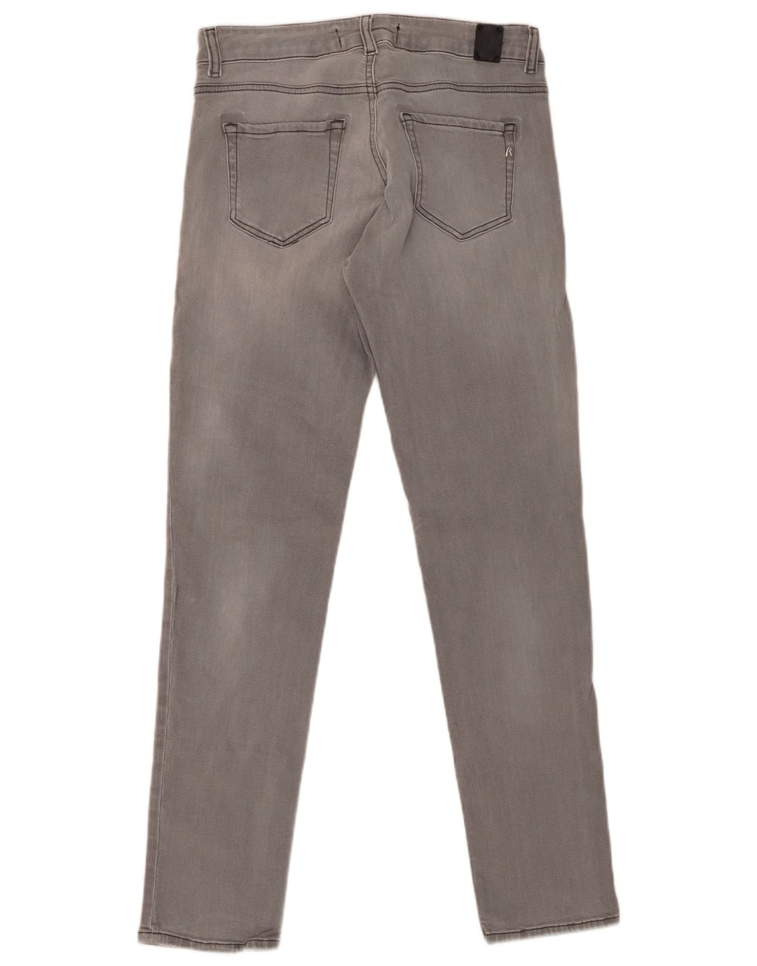 REPLAY Vaqueros ajustados para mujer W28 L30 Algodón gris