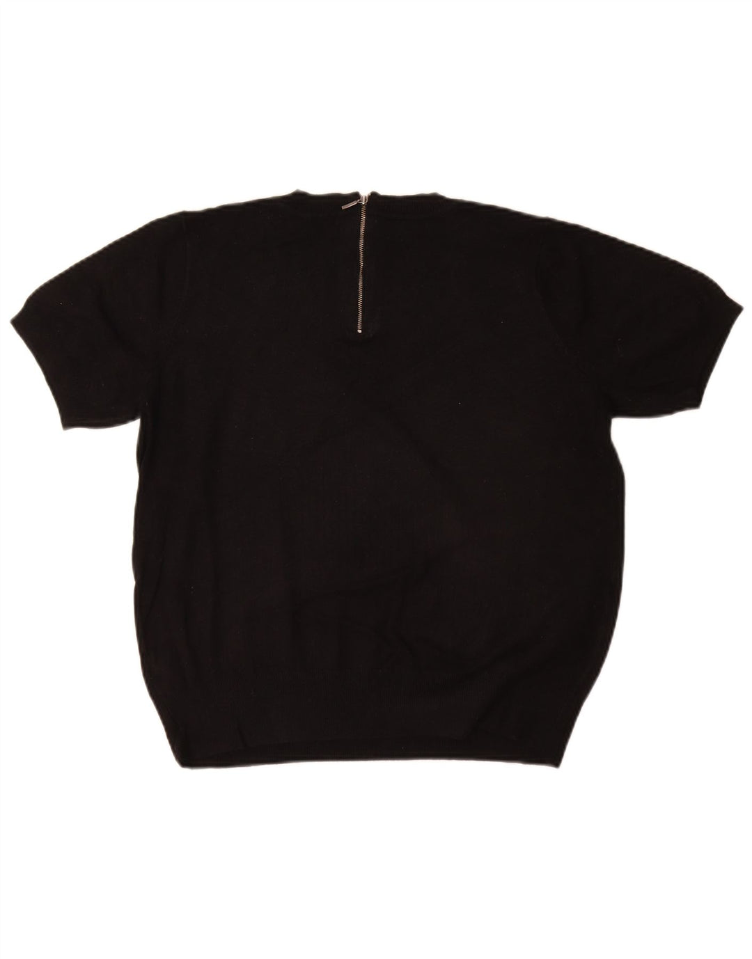MARKS & SPENCER Suéter tipo jersey con cuello redondo para mujer UK 46 Grande Negro