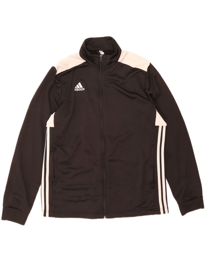 Adidas Hombre Chándal Top Jacket XL Negro Colorblock Poliéster
