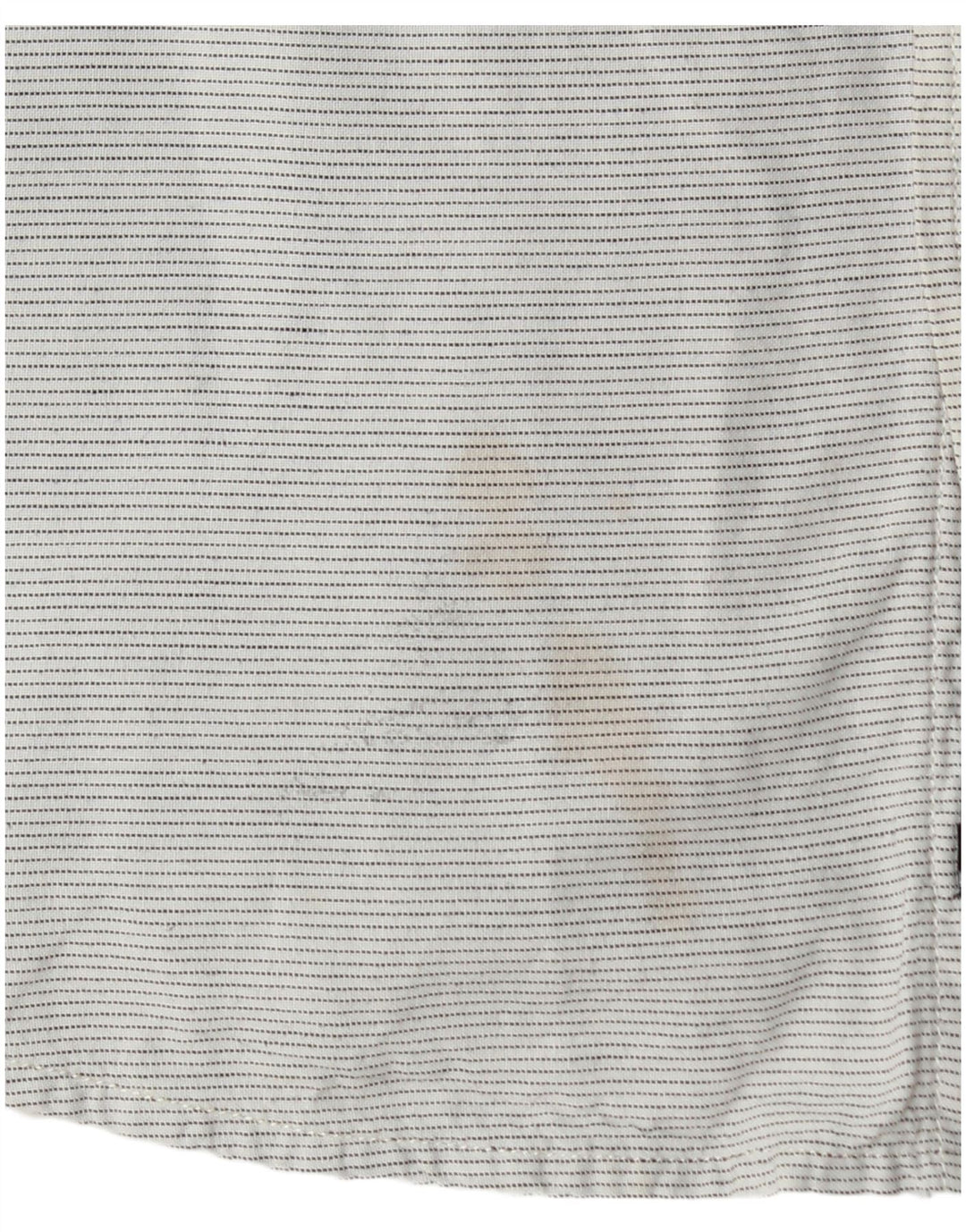 Wrangler Camisa ajustada de algodón con rayas diplomáticas en gris medio para hombre