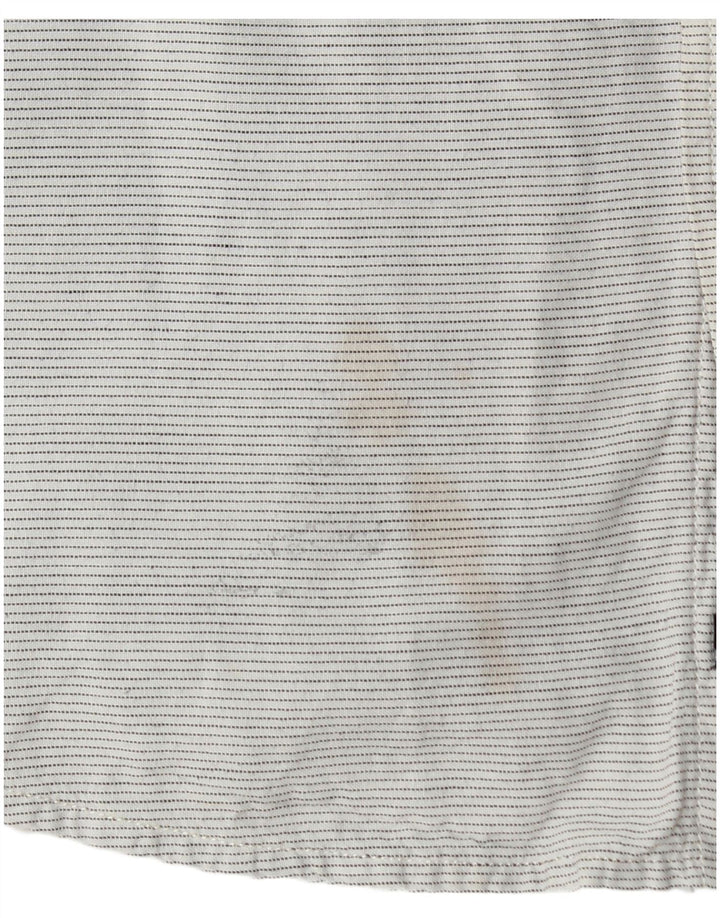 Wrangler Camisa ajustada de algodón con rayas diplomáticas en gris medio para hombre