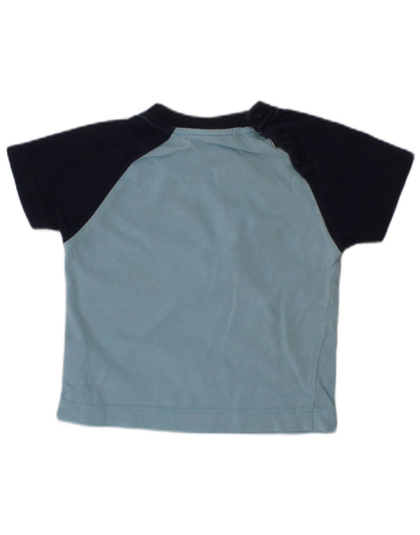 Ellesse Camiseta gráfica para bebés niños 3-6 meses Algodón color block azul