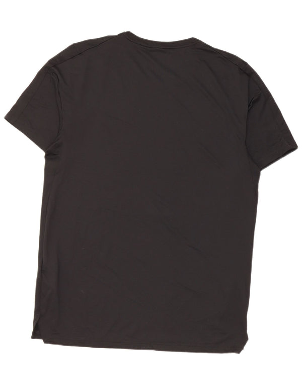 Nike - Camiseta Dri Fit para hombre, talla pequeña, poliéster negro