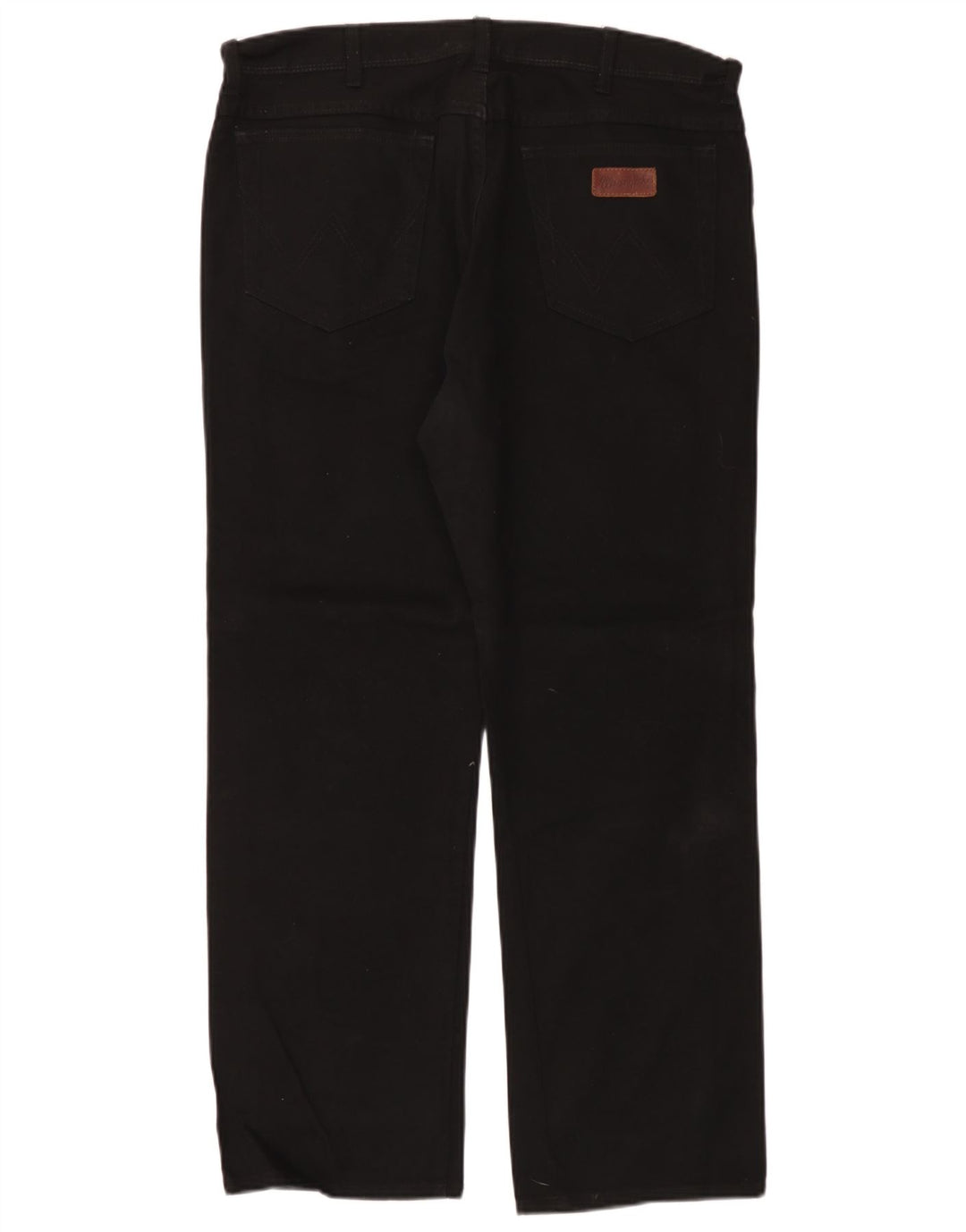 Wrangler Vaqueros rectos de corte regular para hombre W38 L30 Algodón negro