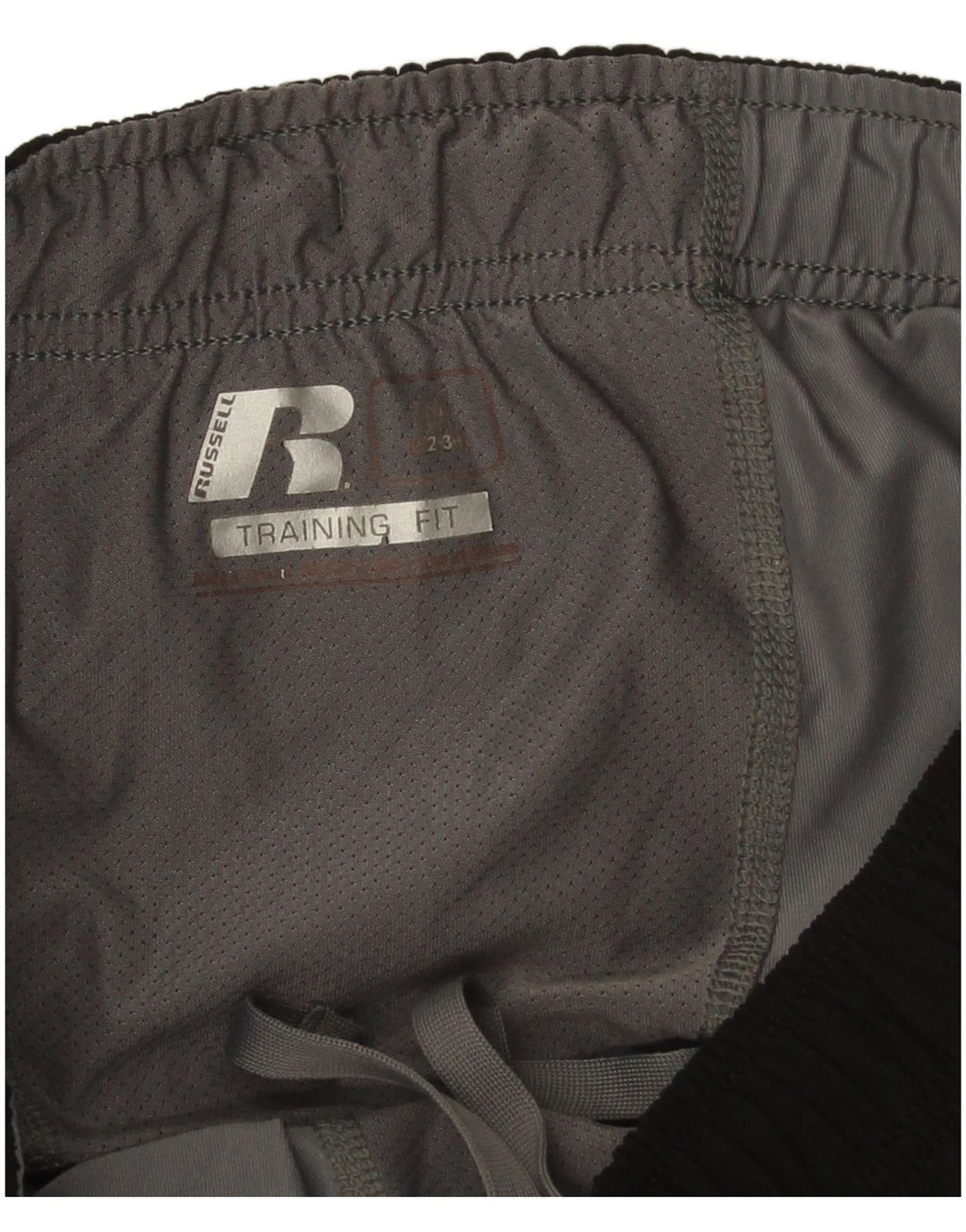 Russell Athletic - Pantalones cortos deportivos para hombre, talla mediana, color negro