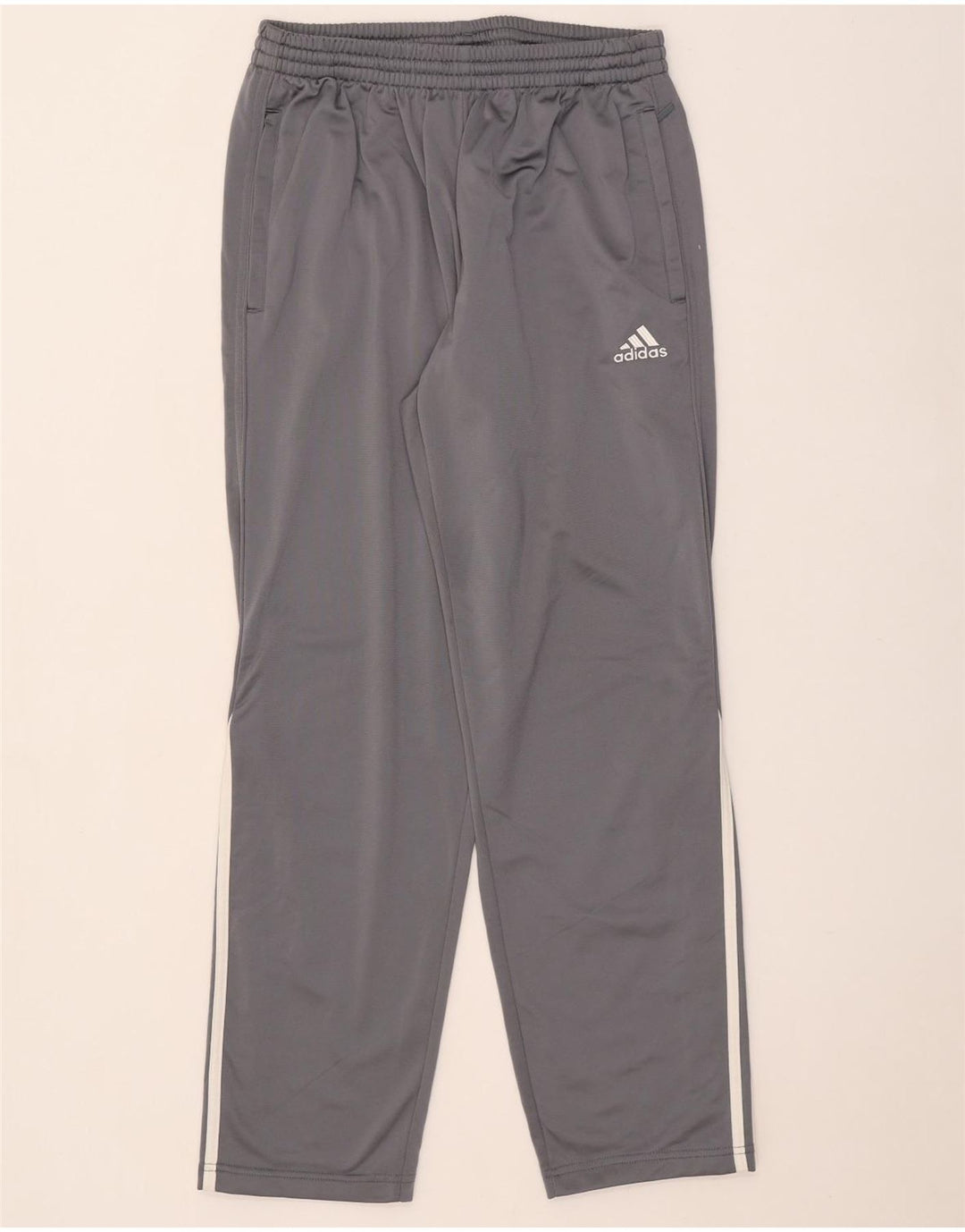 Adidas Pantalones de Chándal para Hombre UK 40/42 Gris Medio Poliéster