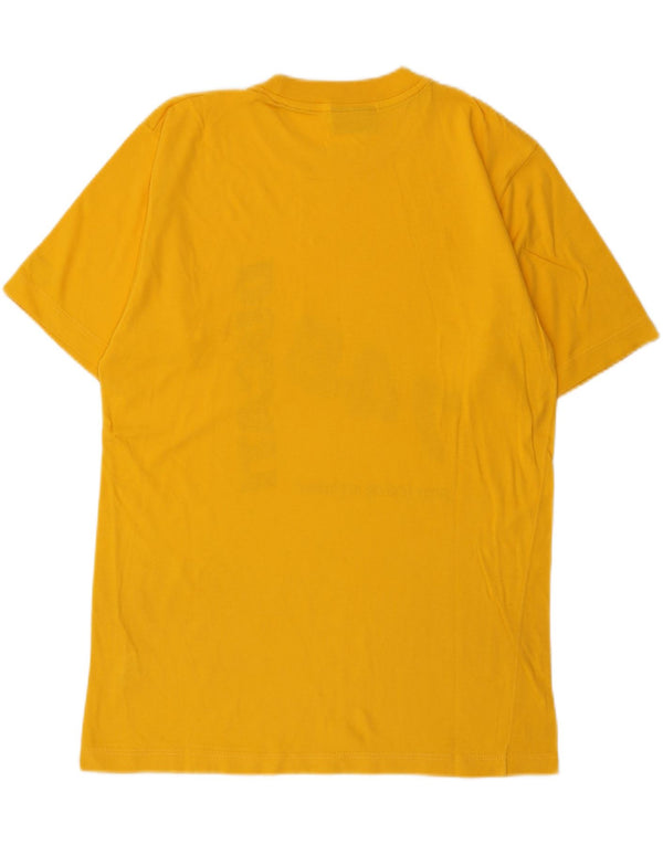 Asics Hombre Ducati Graphic Camiseta Top Grande Algodón Amarillo